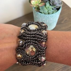 NEW Bronze Brilliance Stretch Bracelet